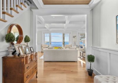 picture of a front hall and living space