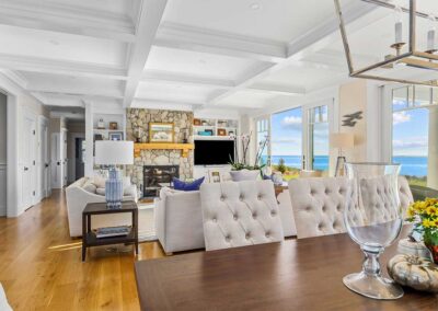 Living room with beautiful view