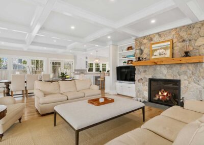 lovely Cape Cod furnished living room in Chatham cottage