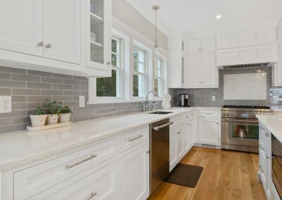 white spacious kitchen in Chatham, MA