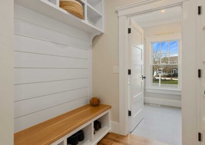 Mudroom leading into a cottage in Chatham, MA